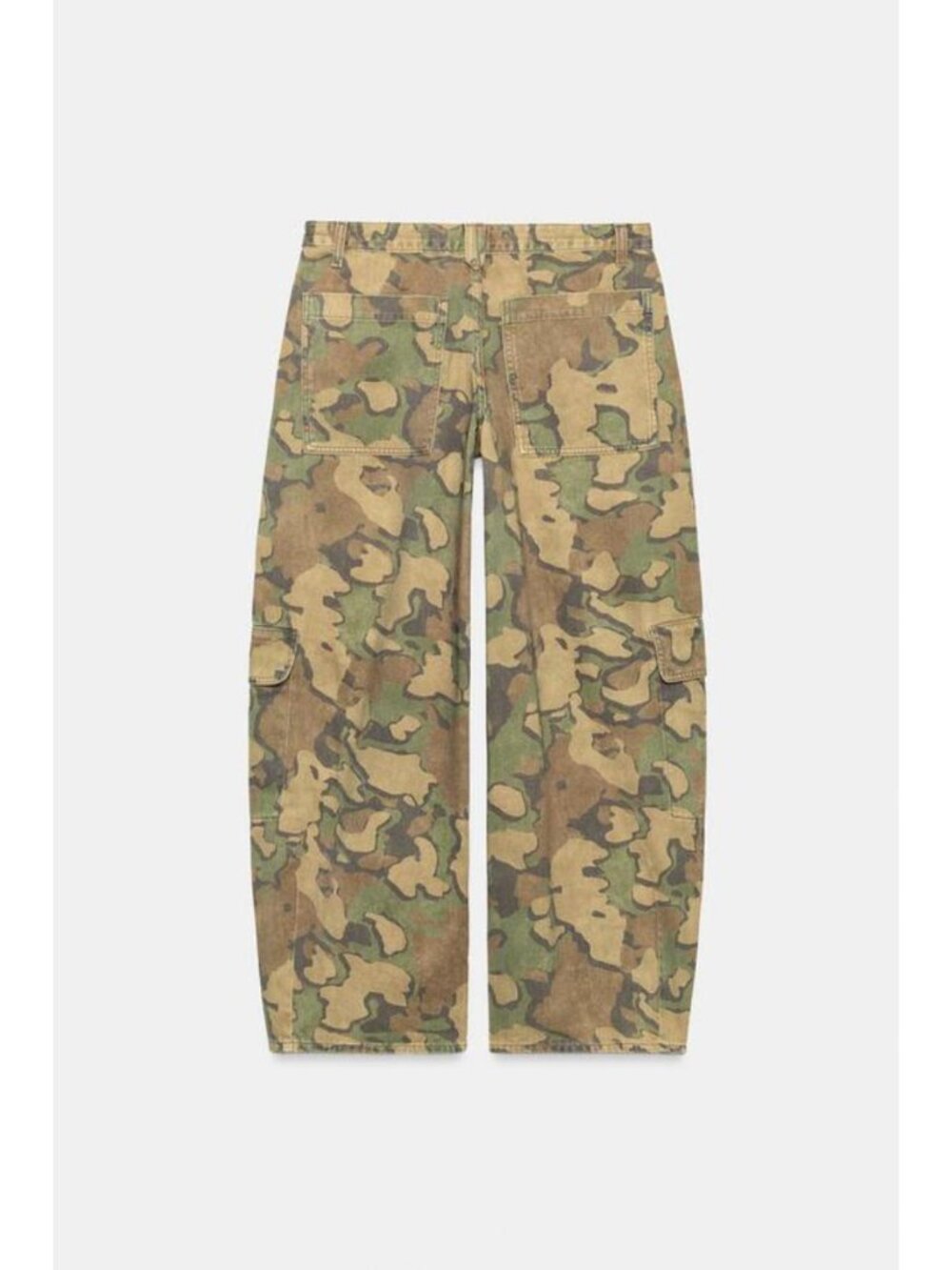 ZARA PRINTED OVERSIZE CARGO PANTS 0695/250/505